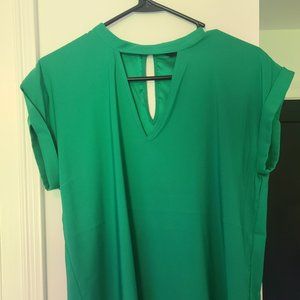 NWT Express Green Silky Tee